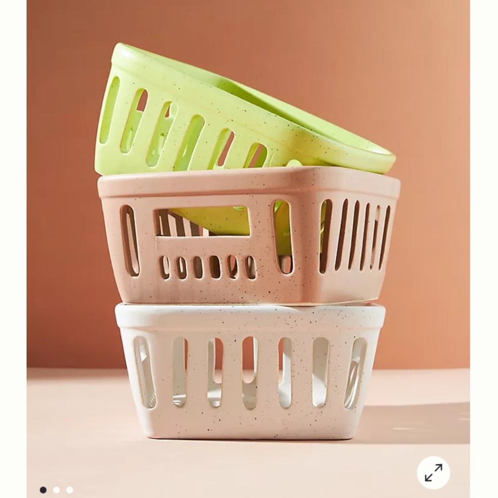 ISO Anthropologie Cottage Speckled Fridge Bin